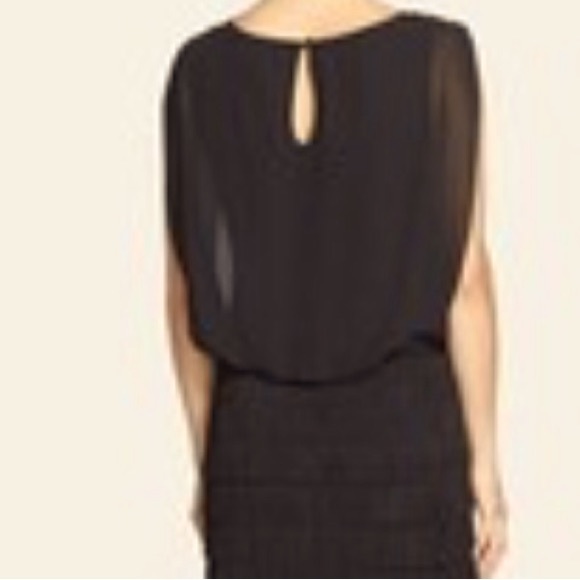 Scarlett, Black Sleeveless, Embellished Chiffon, cocktail Dress, SZ 08 - Picture 3 of 16